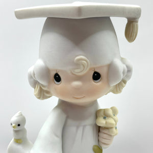 Precious Moments Graduation Girl, The Lord Bless You and Keep You 1980 E4721