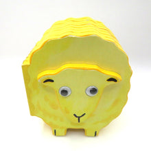 Load image into Gallery viewer, Chunky Farm Book Sheep Shape 2000 Barrons Board Book Toddlers Animals Googly Eye