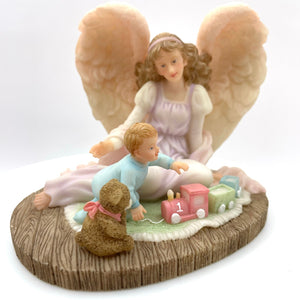 Seraphim Classics Angels to Watch Over Me Figurine by Roman 1997 Religious Decor