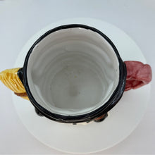 Load image into Gallery viewer, Rose Garden Dolomite Snowman Cocoa Coffee Mug