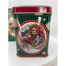 Load image into Gallery viewer, Vintage Giftco Wick N Tin Teddy Bear Bayberry Scent Candle