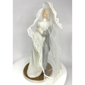 Bride and Groom Figurine by Enesco Treasured Memories, Carrying Over the Threshold, Cake Topper