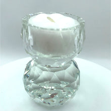 Load image into Gallery viewer, Crystal Snowman Votive Candle Holder - Holiday Christmas Decor