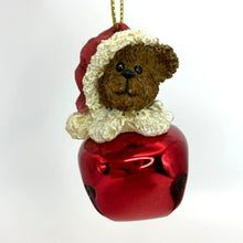 Load image into Gallery viewer, Boyds Bears Mini Red Jingle Bell Santa Bear Ornament