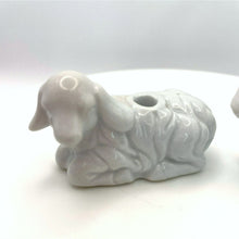 Load image into Gallery viewer, Ceramic Lamb and Bunny Mini Candle Holders