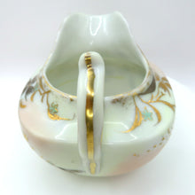 Load image into Gallery viewer, Vintage Nippon Style Moriage Creamer &amp; Sugar Bowl Set Hand Painted Gold Floral