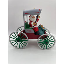 Load image into Gallery viewer, Hallmark Keepsake Ornament - Festive Surrey Here Comes Santa 1990 12th in Series