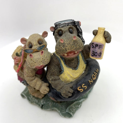 Boyds Bears - Hippolita and Hugo D. Nile...Sink or Swim, Noah's Ark Series #3