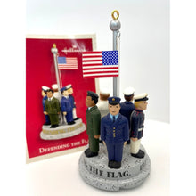 Load image into Gallery viewer, Hallmark Defending The Flag Ornament with Holiday Memory Card, Christmas 2003