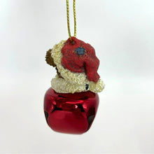 Load image into Gallery viewer, Boyds Bears Mini Red Jingle Bell Santa Bear Ornament