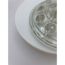 Load image into Gallery viewer, Vintage Floral Frog, Large Clear Glass 16 Hole Pin Frog, Flower Arrangement Holder