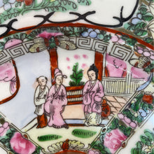 Load image into Gallery viewer, Vintage Chinese Famille Rose Porcelain Plate, Made in China Gold Gilded Decorative Platter