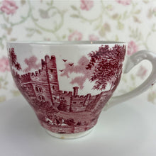 Load image into Gallery viewer, Vintage J&amp;G Meakin England Red and White Penshurst Place Teacup