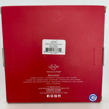 Load image into Gallery viewer, Lenox Holiday Tidbit Plate - Dashing Through the Snow - 6&quot; Square Plate