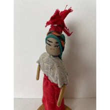 Load image into Gallery viewer, Vintage Guatemalan Folk Art Dolls, Handmade Cloth, Wood and Paper, Set of 5