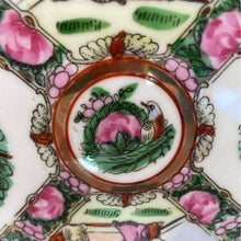 Load image into Gallery viewer, Vintage Chinese Famille Rose Porcelain Plate, Made in China Gold Gilded Decorative Platter