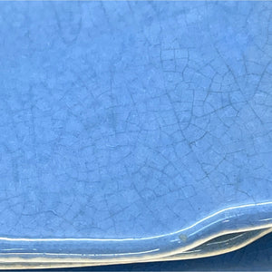 Blue Harker Cameoware - Dainty Flower Blue Virginia Bread and Butter Dessert Plate - Set of 4