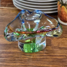 Load image into Gallery viewer, MCM Tricolor Murano Style Glass Cigar Ashtray