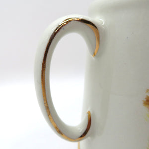 Old Foley James Kent Mug England Ducks Partridge Game Birds Gold Trim Staffordshire