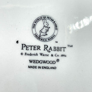 Wedgwood Peter Rabbit Plate by Frederick Warne 1996 The World of Peter Rabbit