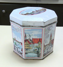 Load image into Gallery viewer, Vintage German Gingerbread Tin Nurnberger Schumann Octagonal Lidded Box