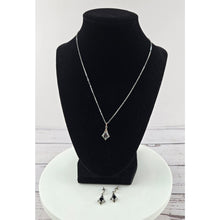 Load image into Gallery viewer, Embedded Stone with Serling Silver Necklace