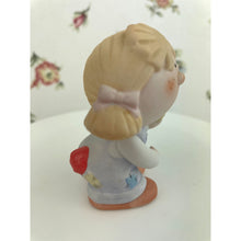 Load image into Gallery viewer, Vintage Bumpkins Girl with a Chick Ceramic Figurine by George Good.