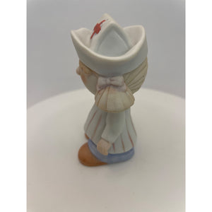 Vintage Bumpkins Nurse Ceramic Figurine