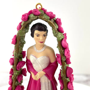 First Lady Jacqueline Kennedy Christmas Ornament, 1999 Jackie Kennedy by Carlton