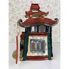 Load image into Gallery viewer, Blue Sky Clayworks Happy Dragon Restaurant Candle House by Heather Goldminc