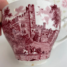 Load image into Gallery viewer, Vintage J&amp;G Meakin England Red and White Penshurst Place Teacup