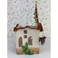 Load image into Gallery viewer, Blue Sky Clayworks La Mission de Milagros T-Lite Candle House by Heather Goldminc