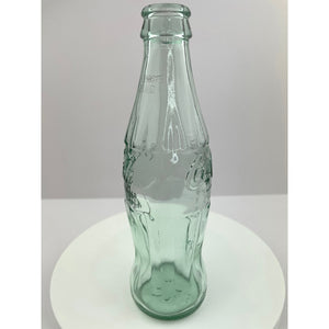 Vintage Coca Cola Bottle, 1994 Coke Holiday Greetings Green Glass Hobble Skirt