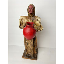 Load image into Gallery viewer, Mexican Folk Art Figurines Vintage Handmade Paper Mache Dolls Woman with Jug