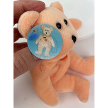 Load image into Gallery viewer, Classy Tassy&#39;s Bears TLC Beanbag Teddy Bear - Peaches Gorja 1998