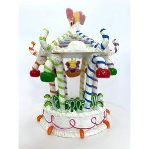Lemax Christmas Sugar N Spice Candy Cane Gazebo 2004 Retired 43423 NWB