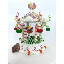 Load image into Gallery viewer, Lemax Christmas Sugar N Spice Candy Cane Gazebo 2004 Retired 43423 NWB