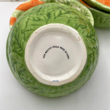 Load image into Gallery viewer, Springtime Serving Dessert/Berry Bowls with Carrot Motif, Easter Serving Decor