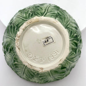 Vintage Fitz and Floyd Radish Bowl, Decorative Vegetable Pattern Serving Bowl