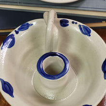 Load image into Gallery viewer, Salt Glazed W.P.F. Williamsburg Pottery Candle Holders