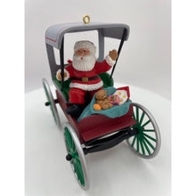 Load image into Gallery viewer, Hallmark Keepsake Ornament - Festive Surrey Here Comes Santa 1990 12th in Series
