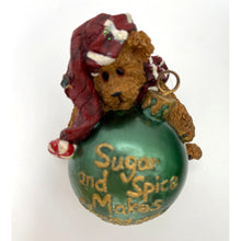 Load image into Gallery viewer, Boyds Bears Naughty &amp; Nice &quot;Cookie&quot; Place Card Holder Figurine