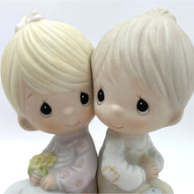 Load image into Gallery viewer, Precious Moments - &quot;Love One Another&quot; Porcelain Figurine, 1978 by Enesco #E-1376