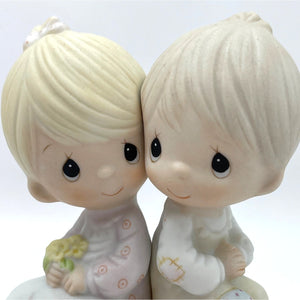 Precious Moments - "Love One Another" Porcelain Figurine, 1978 by Enesco #E-1376