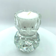 Load image into Gallery viewer, Crystal Snowman Votive Candle Holder - Holiday Christmas Decor