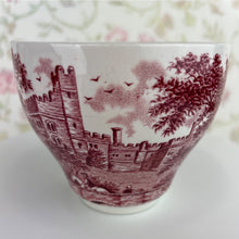 Load image into Gallery viewer, Vintage J&amp;G Meakin England Red and White Penshurst Place Teacup