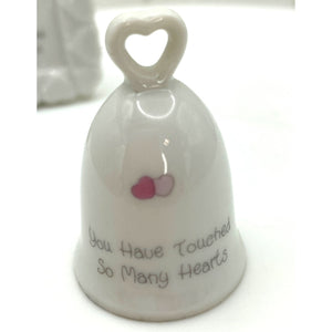Vintage Precious Moments Frame and Bell - You Have Touched So Many Hearts