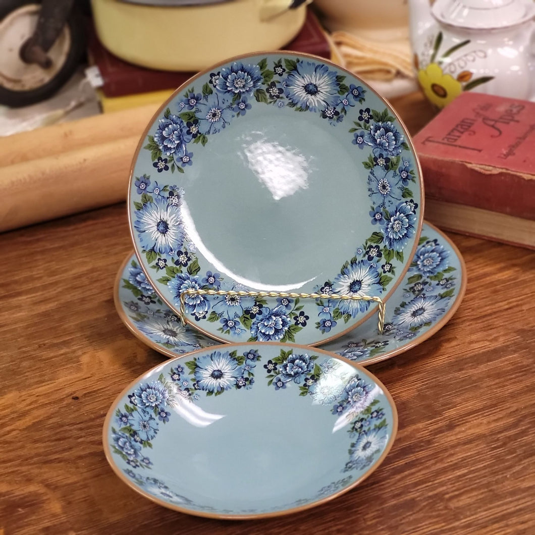Taylor Smith & Taylor Azura Ironstone 3 pc place setting