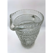 Load image into Gallery viewer, Vintage Anchor Hocking Wexford Large Glass Cut Glass Pitcher