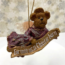 Load image into Gallery viewer, Boyds Bears &amp; Friends Gabriella - The Angel Bear Ornament, For unto us a Child is Born